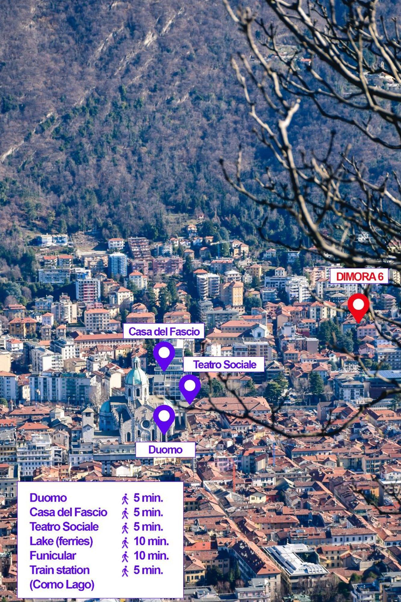 Appartamento Dimora 6 Côme Esterno foto